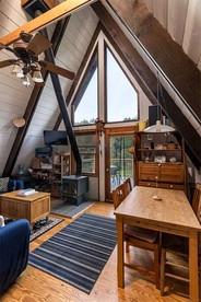 Peaceful A-Frame Retreat with Pond & Private Woodland Escape in Margaretville, New York - Margaretville, New York - glamping.directory