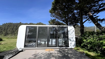 Apple Iphone Inspired Glamping Pod in Klamath, CA - Klamath, California - glamping.directory