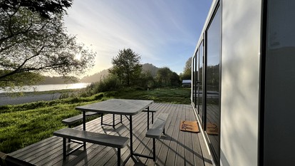 Apple Iphone Inspired Glamping Pod in Klamath, CA - Klamath, California - glamping.directory