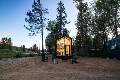 Fully-Equipped Tiny Home for Relaxing Glamping Retreat in Idaho City - Idaho City, Idaho - glamping.directory