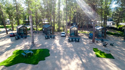 Fully-Equipped Tiny Home for Relaxing Glamping Retreat in Idaho City - Idaho City, Idaho - glamping.directory