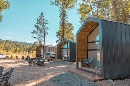 Fully-Equipped Tiny Home for Relaxing Glamping Retreat in Idaho City - Idaho City, Idaho - glamping.directory