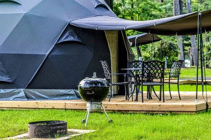 Idyllic Geodesic Dome Sanctuary near Schoharie Creek in New York - glamping.directory