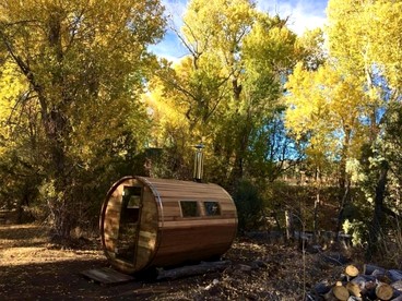Cozy Cabin Suite with Orchard Views near Taos, New Mexico - San Cristobal, New Mexico - glamping.directory
