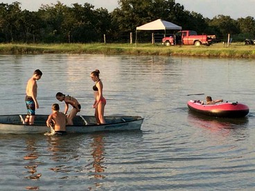 Secluded Group Cabin on Fun Ranch near Gonzales, Texas - Gonzales, Texas - glamping.directory