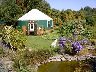 Elegant, Eco-Friendly Yurt in Newfield, New York - glamping.directory