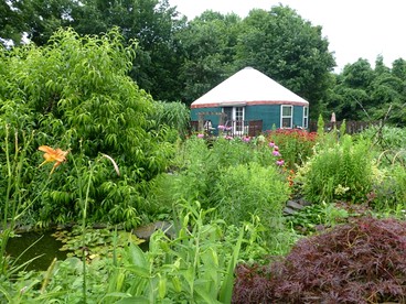 Elegant, Eco-Friendly Yurt in Newfield, New York - Newfield, New York - glamping.directory