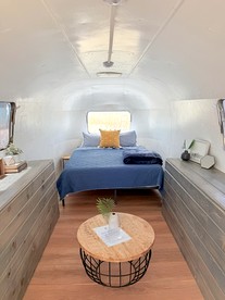Beautifully Refurbished Airstream on Yuba Lake for a Unique Getaway in Nature in Utah - Levan, Utah - glamping.directory
