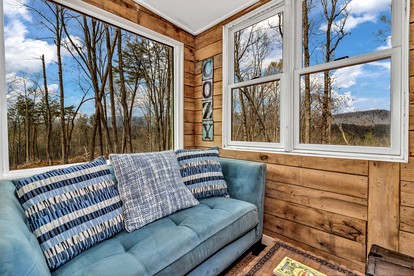 Cozy Mountain Camper Retreat with Private View Deck & Fire Pit in Old Fort, North Carolina - Old Fort, North Carolina - glamping.directory