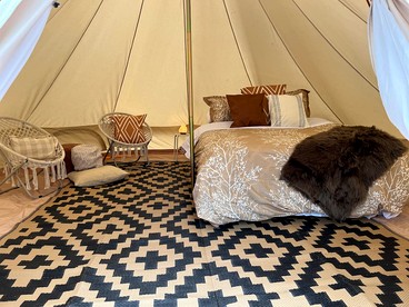 Cozy Bell Tent Glamping in Swan Valley, Idaho near Jackson Hole - Irwin, Idaho - glamping.directory