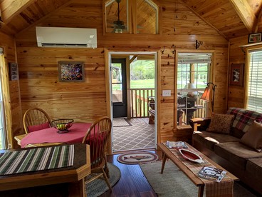 Rustic Cabin Rental near Asheville Perfect for a Weekend Getaway on Tuckasegee River - Tuckasegee, North Carolina - glamping.directory