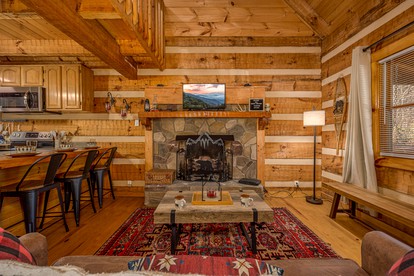 Rustic-Chic Tennessee Glamping Hideaway with Hot Tub in Cosby - Cosby, Tennessee - glamping.directory