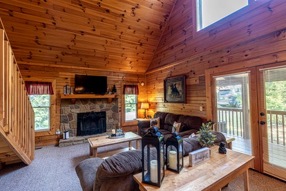 Picturesque Log Cabin with Private Hot Tub and Arcade Games on Douglas Lake near Sevierville, Tennessee - Sevierville, Tennessee - glamping.directory