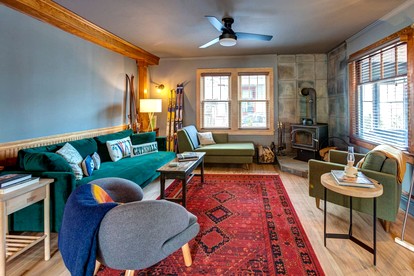 Peaceful Village Retreat with Fireplace, Deck Dining & Mountain Sunsets in Margaretville, New York - Margaretville, New York - glamping.directory
