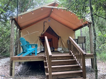 Serene Safari Tent Incredible for Nature Lovers in Livingston, Texas - glamping.directory