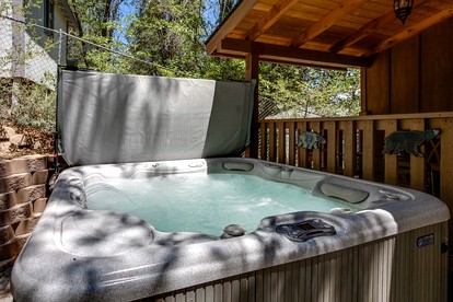 Incredible Secluded Wooden Cabin Nestled Amidst Trees in Big Bear Lake, California - Big Bear Lake, California - glamping.directory