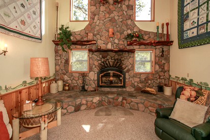 Incredible Secluded Wooden Cabin Nestled Amidst Trees in Big Bear Lake, California - Big Bear Lake, California - glamping.directory