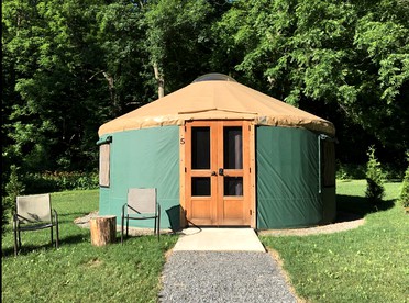 Fantastic Yurt Accommodation for a Glamping Getaway on Seneca Lake in New York - glamping.directory