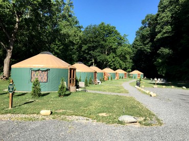 Fantastic Yurt Accommodation for a Glamping Getaway on Seneca Lake in New York - Himrod, New York - glamping.directory
