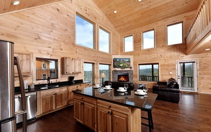 Breathtaking Cabin with Hot-tub, Fireplace and Games in Sevierville, Tennessee - Sevierville, Tennessee - glamping.directory