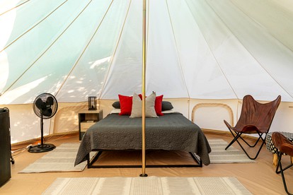 Quirky Bell Tent Rental near Austin Ideal for Texas Hill Country Glamping - US, Texas - glamping.directory