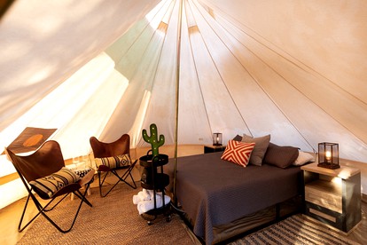 Quirky Bell Tent Rental near Austin Ideal for Texas Hill Country Glamping - US, Texas - glamping.directory