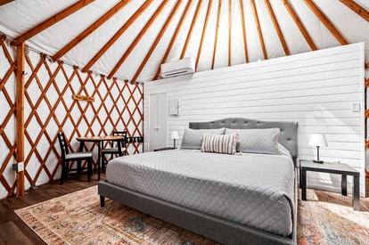 Lavish Texas Yurt in Historic Gruene, Perfect for a Romantic Escape - New Braunfels, Texas - glamping.directory