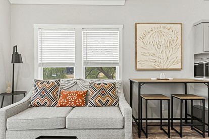 Chic Comfy Cabin with Private Fire Pit, Grill and Picnic Space in Texas - Fredericksburg, Texas - glamping.directory