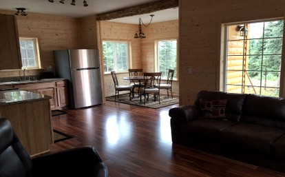 Fishing Cabin Rental on the Waterfront of Kenai River in Sterling, Alaska - Sterling, Alaska - glamping.directory