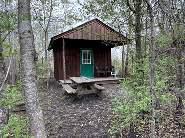 Peaceful Cabin Retreat with Picnic Table & Nature Views in Macedon, New York - Macedon, New York - glamping.directory