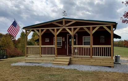 Wooden Rustic Cabin Great for Outdoor Activities in Liberty, Kentucky - glamping.directory