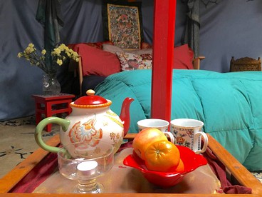 Authentic Mongolian Yurt for a Serene Healing Retreat in Saratoga Springs, New York - Saratoga Springs, New York - glamping.directory