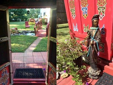 Authentic Mongolian Yurt for a Serene Healing Retreat in Saratoga Springs, New York - Saratoga Springs, New York - glamping.directory