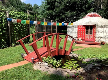Authentic Mongolian Yurt for a Serene Healing Retreat in Saratoga Springs, New York - glamping.directory