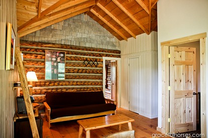 Rustic Vacation Cabin on Idyllic Dude Ranch with Horseback Riding Trails in Dubois, Wyoming - Dubois, Wyoming - glamping.directory