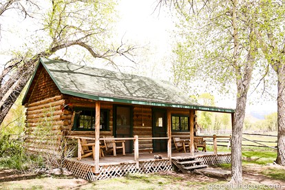 Rustic Vacation Cabin on Idyllic Dude Ranch with Horseback Riding Trails in Dubois, Wyoming - Dubois, Wyoming - glamping.directory