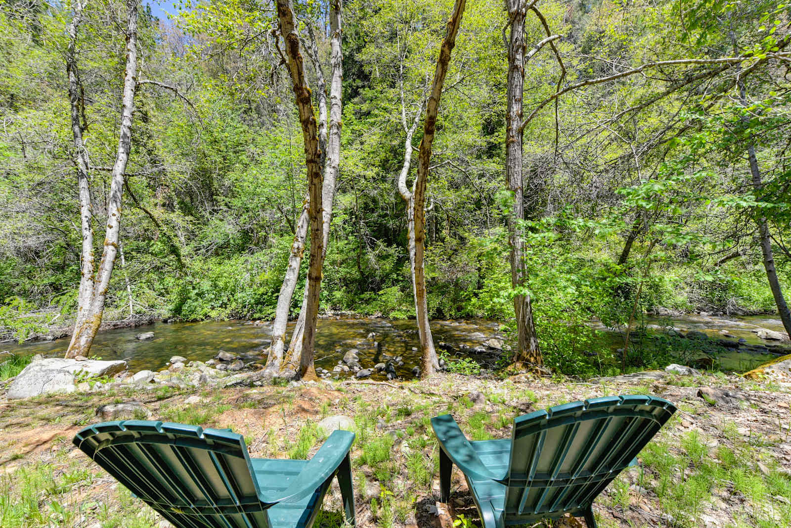 Creek-Front Cabin, 8 Acres +Hot Tub - Nevada City, California - glamping.directory