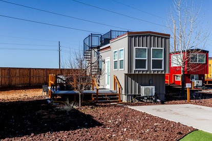 Tiny Home Paradise: Private Deck & Hot Tub Getaway in Utah's Scenic Beauty - Apple Valley, Utah - glamping.directory