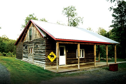 Simple and Spacious Log Cabin Rental on Working Ranch in Adirondacks - Brantingham, New York - glamping.directory