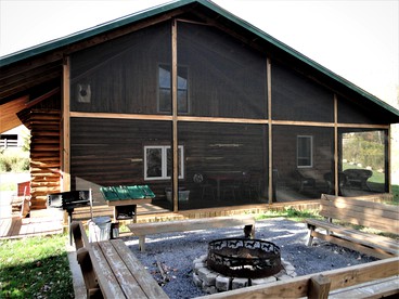 Simple and Spacious Log Cabin Rental on Working Ranch in Adirondacks - glamping.directory