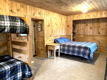 Simple and Spacious Log Cabin Rental on Working Ranch in Adirondacks - Brantingham, New York - glamping.directory
