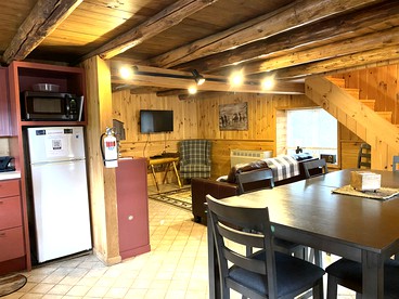 Simple and Spacious Log Cabin Rental on Working Ranch in Adirondacks - Brantingham, New York - glamping.directory