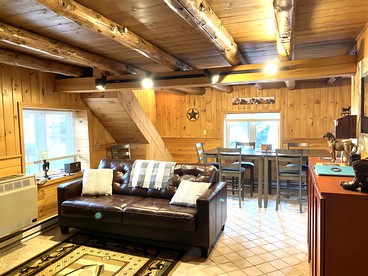 Simple and Spacious Log Cabin Rental on Working Ranch in Adirondacks - Brantingham, New York - glamping.directory