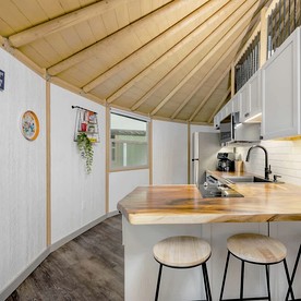 Stylish Yurt Cabin Getaway with Hot Tub Near Canyon Lake, Texas - Canyon Lake, Texas - glamping.directory