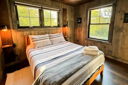 Spectacular Modern Barn Nestled in the Trees in Bridgton, Maine - Bridgton, Maine - glamping.directory