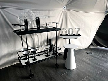 Fully-Equipped, 007 Inspired Dome with Cocktail Bar for a Romantic Getaway in the Catskills, New York - Monticello, New York - glamping.directory