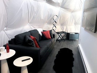 Fully-Equipped, 007 Inspired Dome with Cocktail Bar for a Romantic Getaway in the Catskills, New York - Monticello, New York - glamping.directory