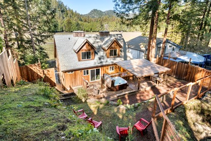 Rustic Modern Cabin with Charmingly Updated Interior in Guerneville, California - glamping.directory