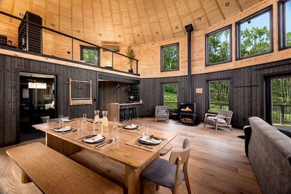 Luxury Luray Yurt Retreat with Private Pond & Hot Tub Near Shenandoah National Park, Luray, VA - Luray, Virginia - glamping.directory
