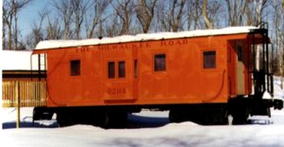 Unique Getaway in Authentic Cabooses near Elbow Lake in Callaway, Minnesota - Callaway, Minnesota - glamping.directory